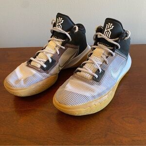 Nike Kyrie Flytrap 4 Men's Shoes - Black, White, and Tan